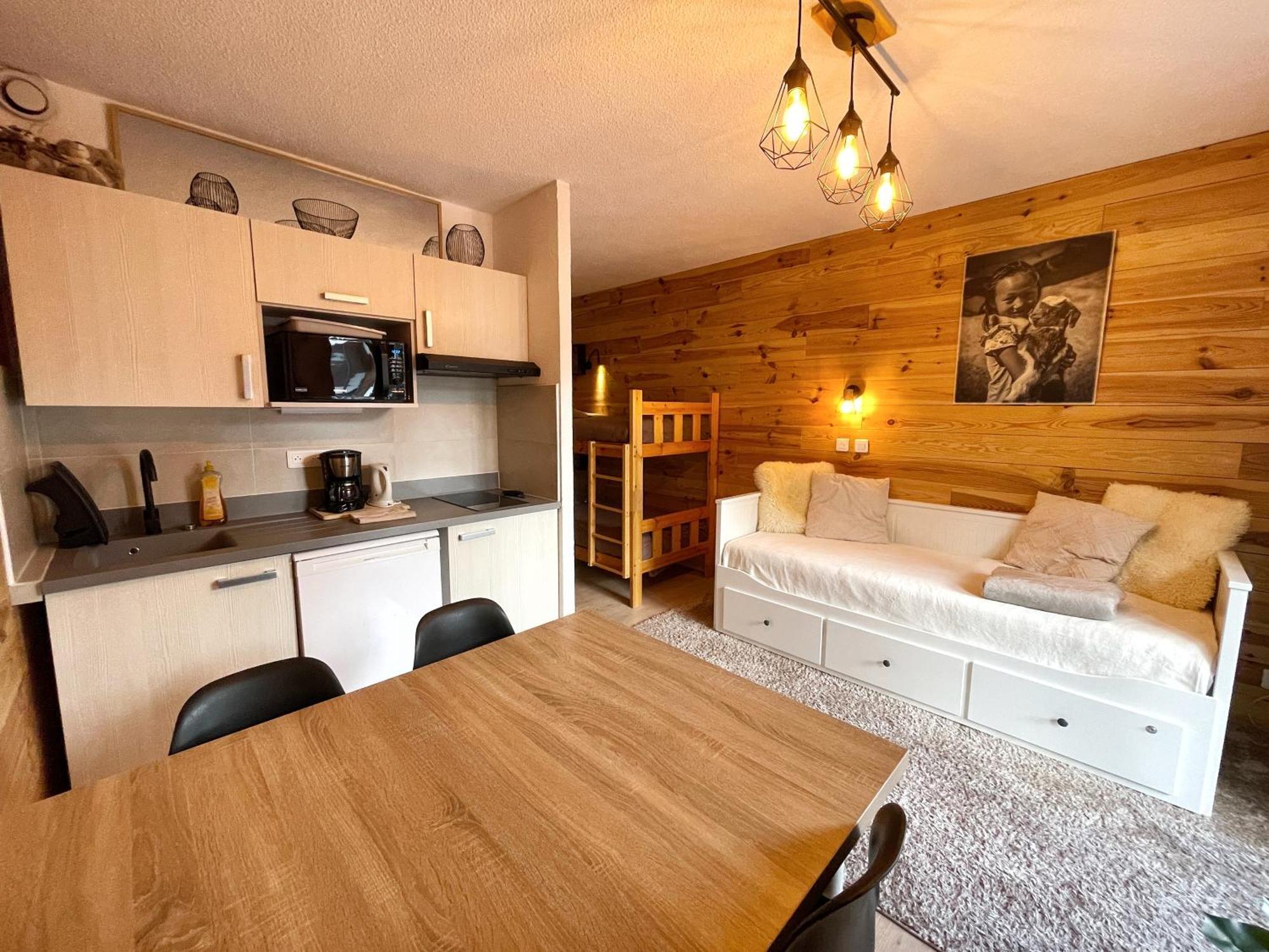 Chalereux Studio A La Montagne Auron Exterior foto