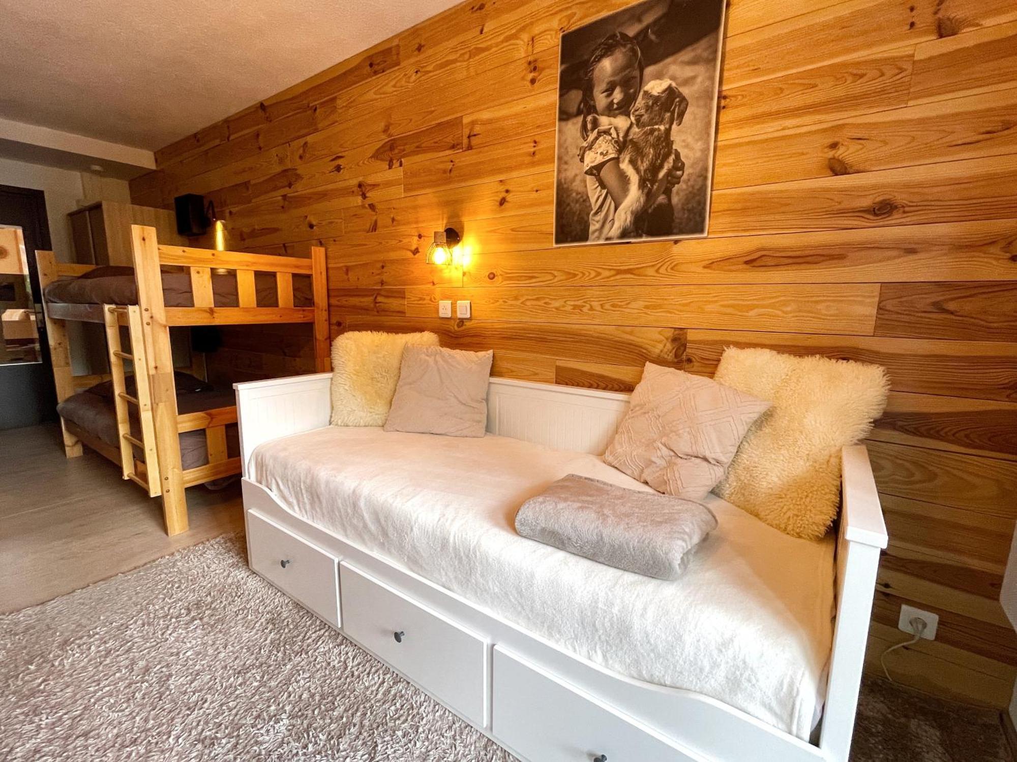 Chalereux Studio A La Montagne Auron Exterior foto