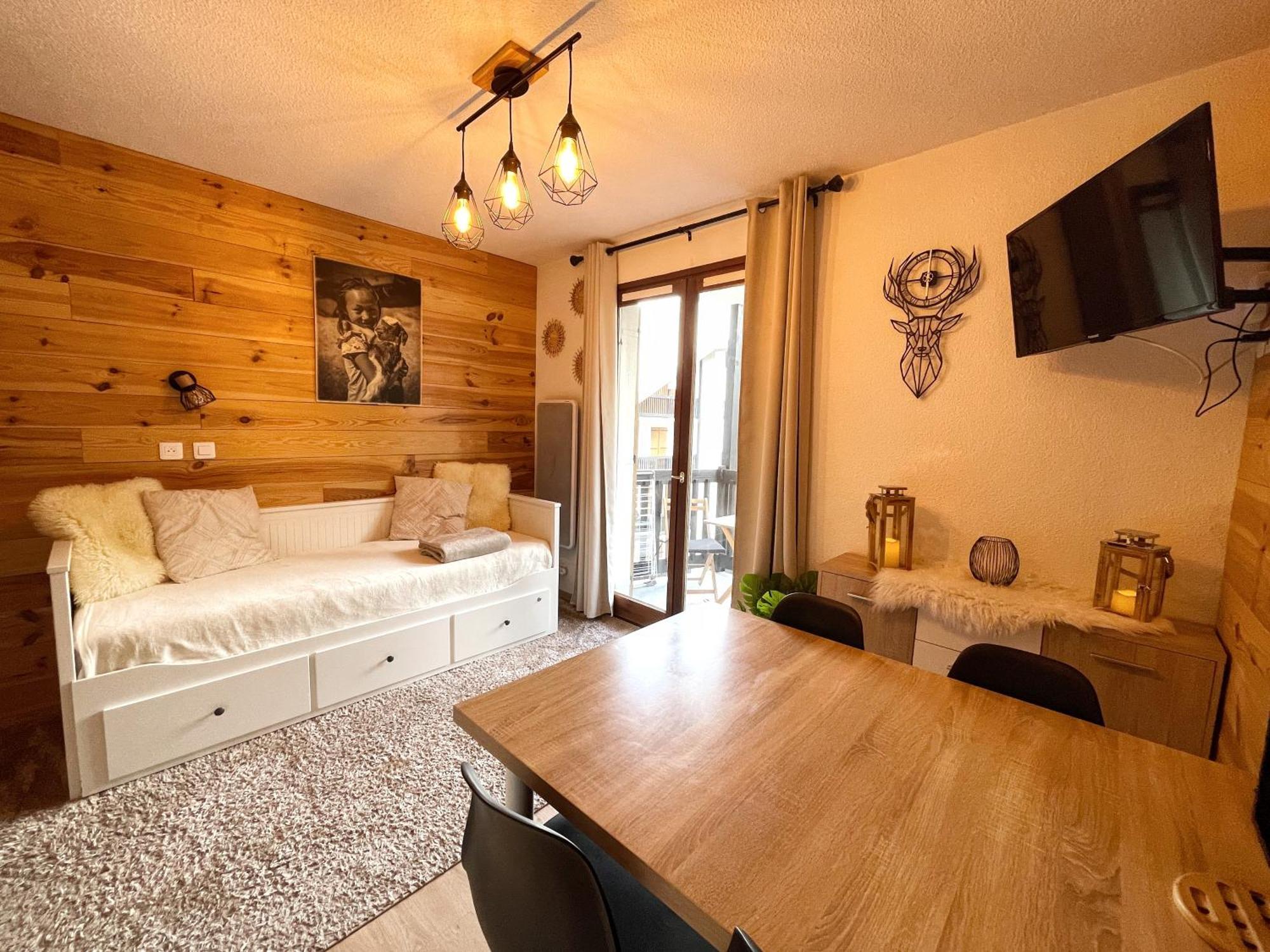 Chalereux Studio A La Montagne Auron Exterior foto