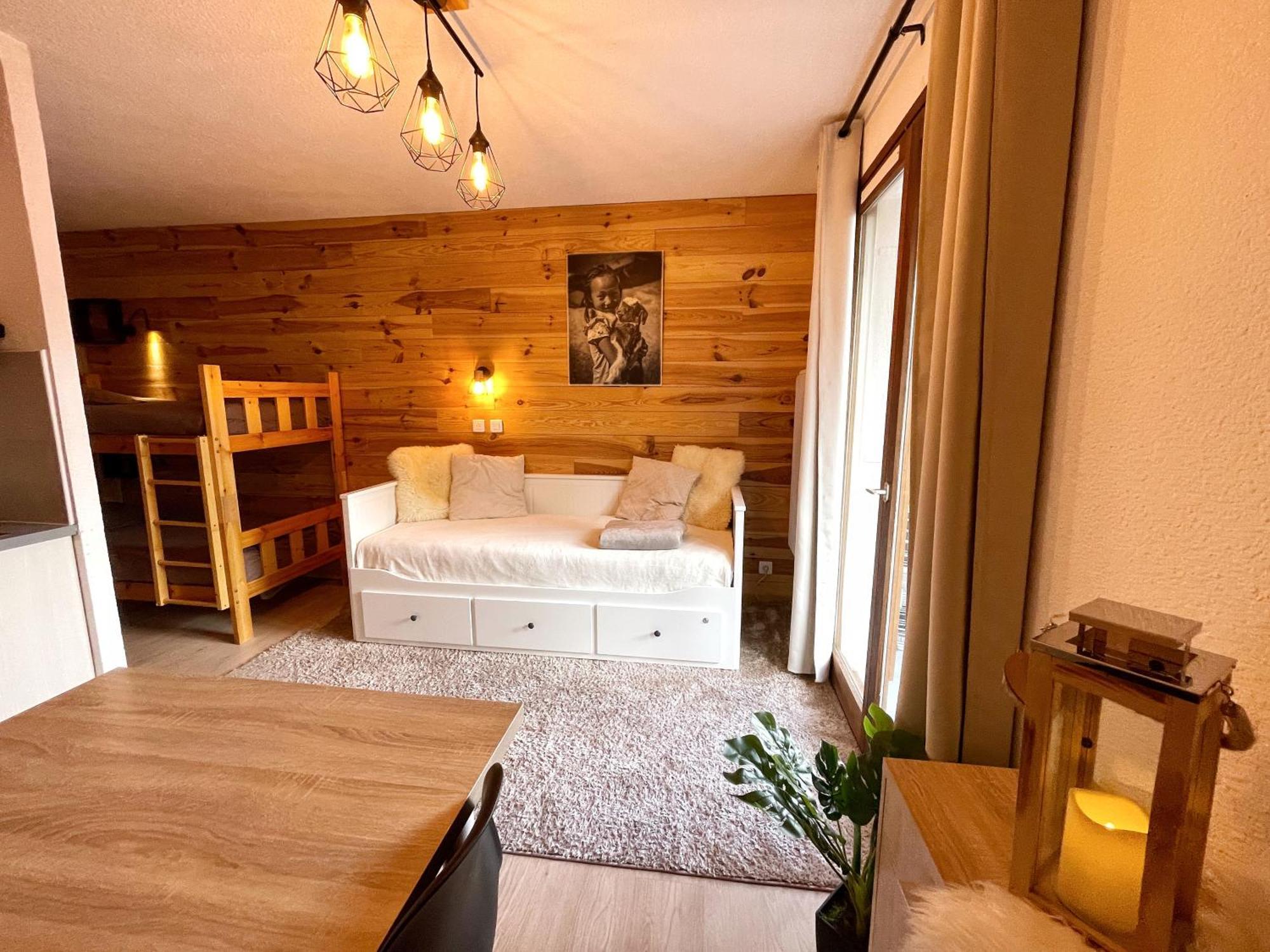Chalereux Studio A La Montagne Auron Exterior foto