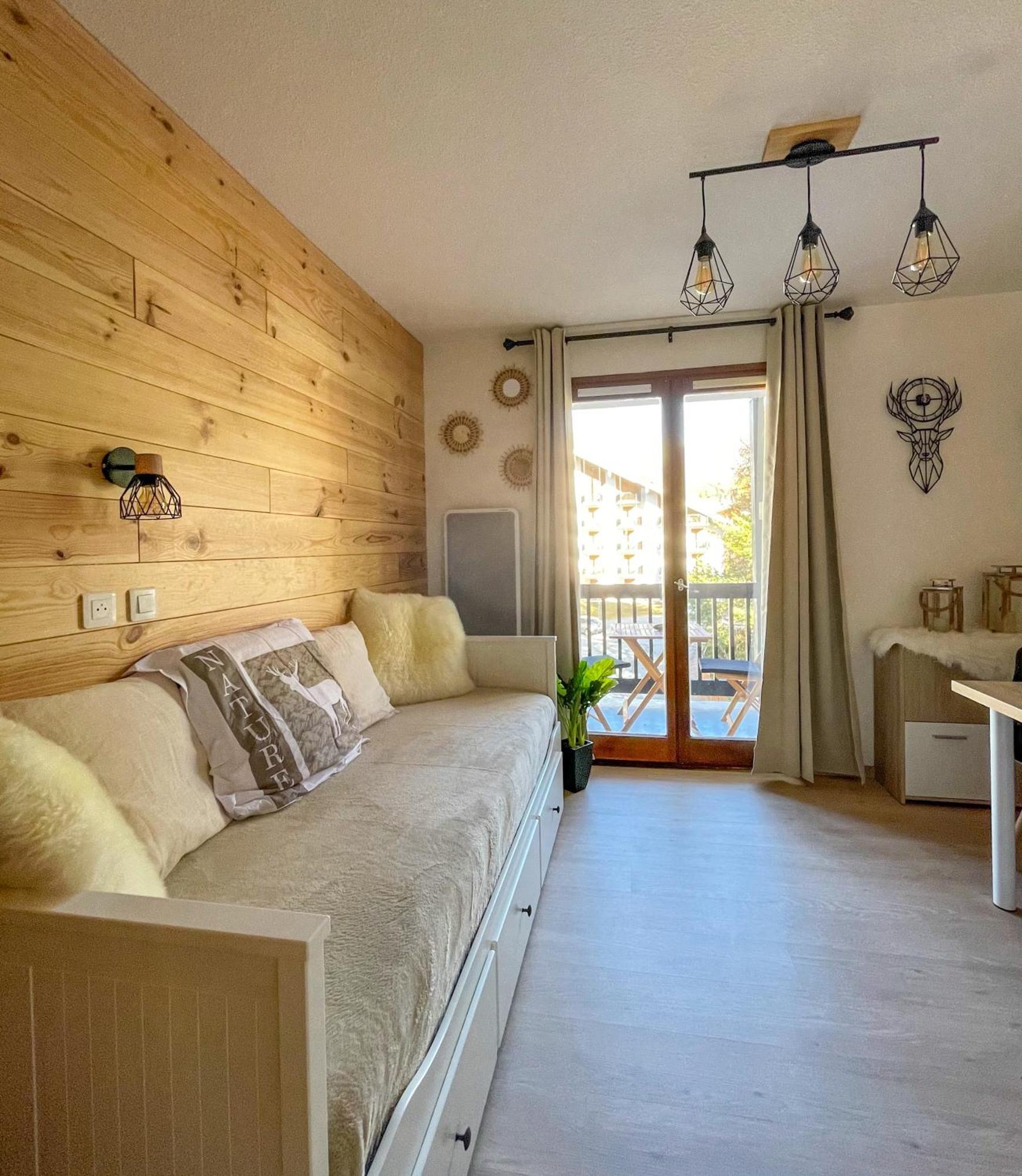 Chalereux Studio A La Montagne Auron Exterior foto